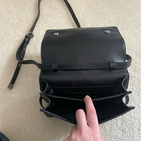 Moschino Couture Black Leather Bag